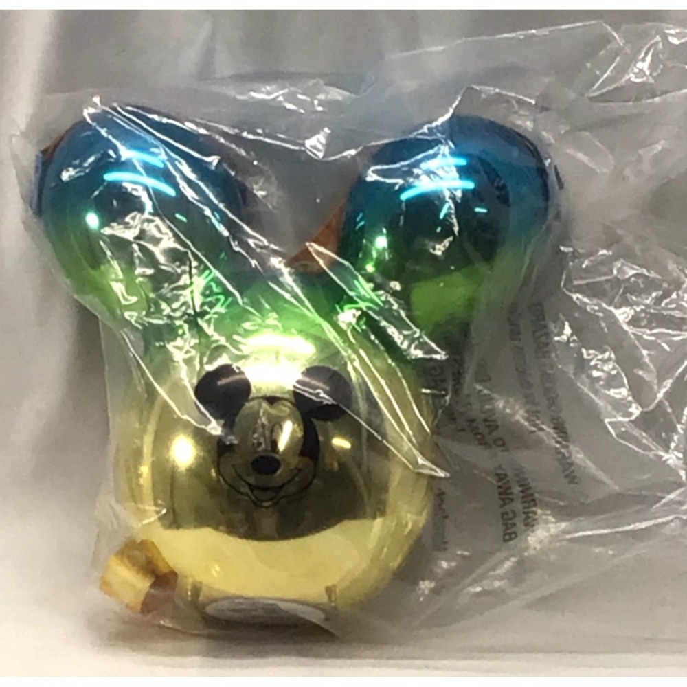 Disney Parks Mickey Mouse‎ Metallic Ombre Balloon Popcorn Bucket Backpack Purse